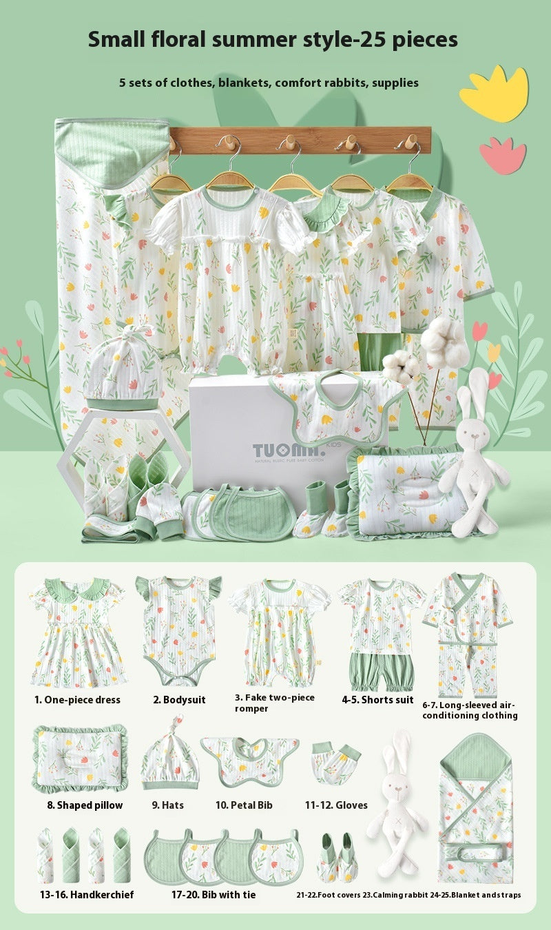 Clothes For Babies Newborn Gift Box Summer Thin Suit