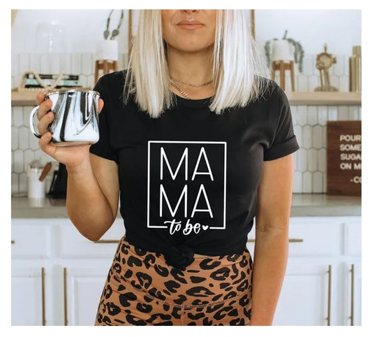 Mama To Be T-shirt, Retro Mama Shirt, Mommy Shirt, Mom Summer Gift, Maternity Top, Mother's Day Shirt, Pregnancy Announcement Tee