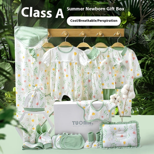 Clothes For Babies Newborn Gift Box Summer Thin Suit