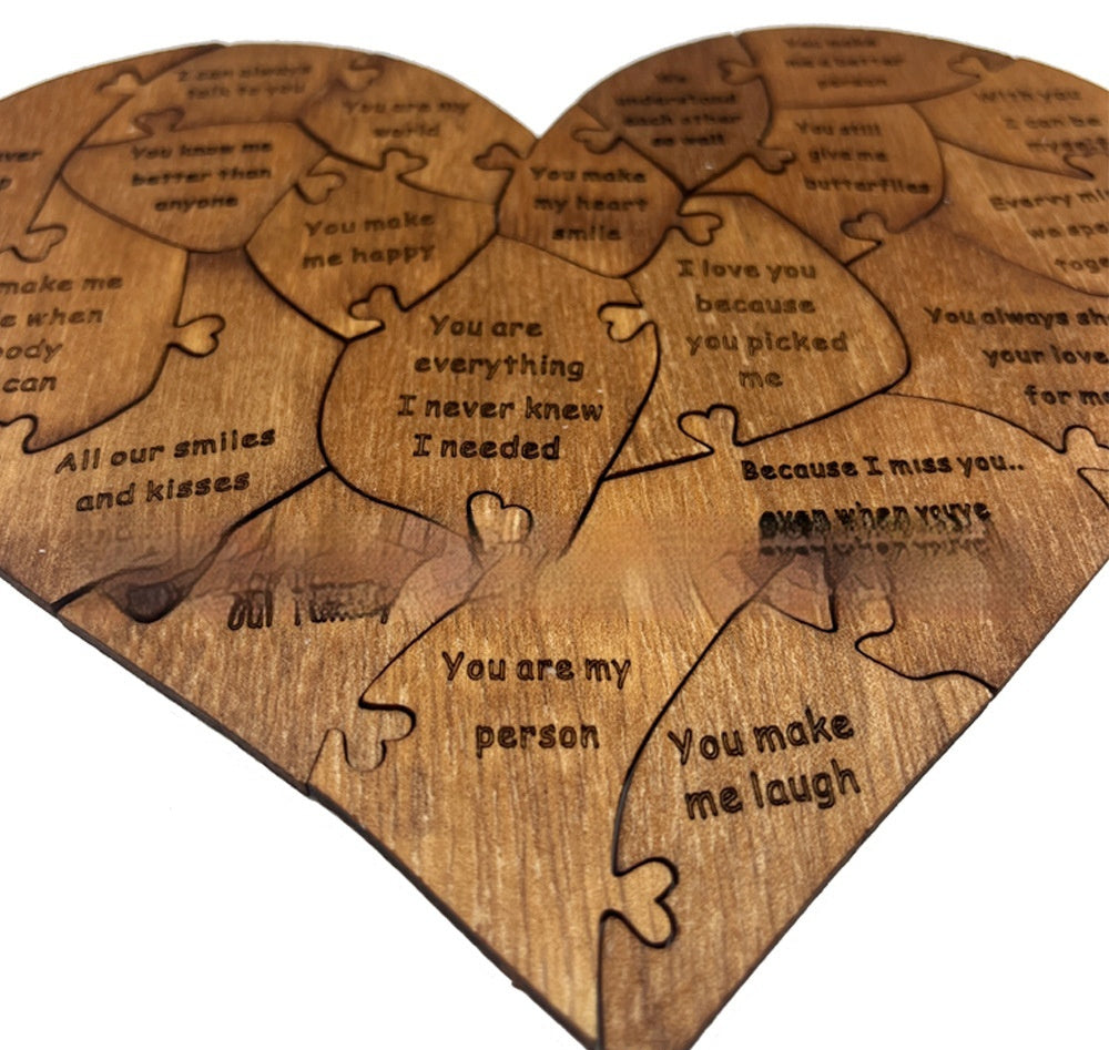 2025 New Valentine's Day Wooden Love Puzzle Reasons Why I Love You