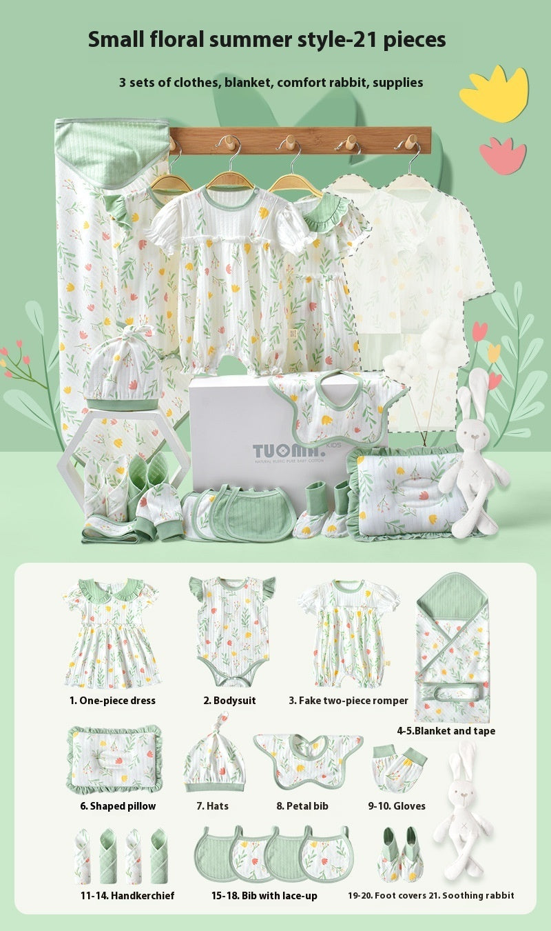 Clothes For Babies Newborn Gift Box Summer Thin Suit