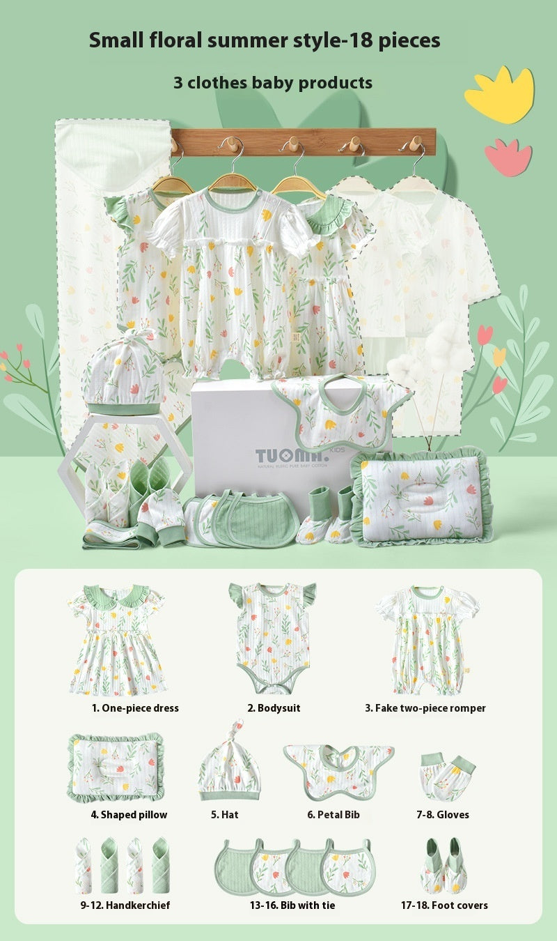 Clothes For Babies Newborn Gift Box Summer Thin Suit